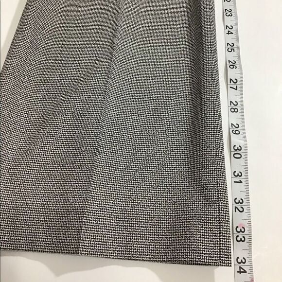 Boss Women Tulea3 Black High Waist Wide Leg Trouser Pants Houndstooth New Size 4 - Picture 12 of 16